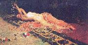 Odalisque painting Juan Luna